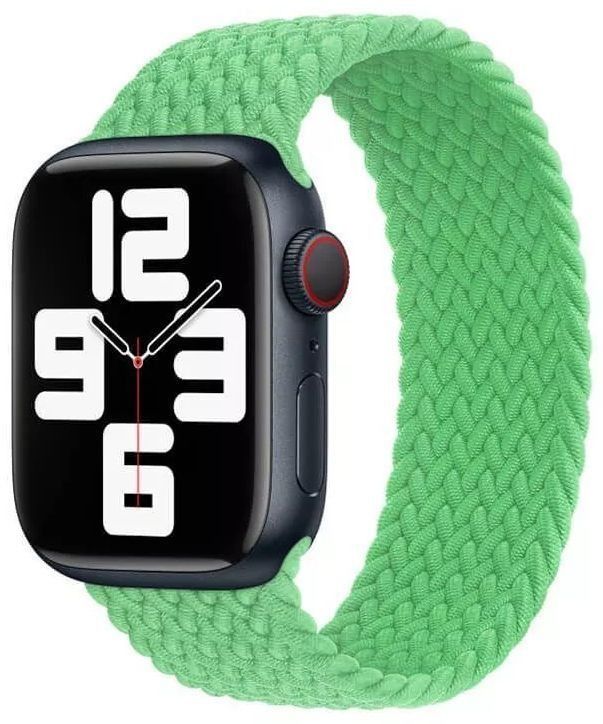Apple Watch Braided Solo Loop (45mm) - Bright Green - Size 10 by Apple - Image 2