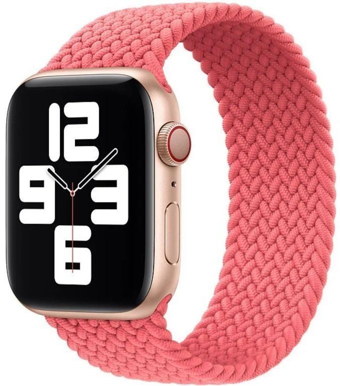 Apple Watch Braided Solo Loop (45mm) - Guava - Size 10 by Apple - Image 2