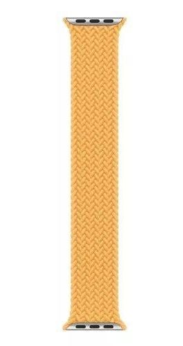 Apple Watch Braided Solo Loop (45mm) - Maize - Size 11 by Apple - Refurbished - Like New condition - US$39.98
