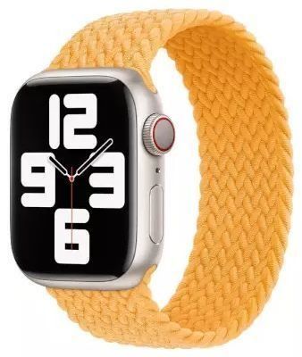 Apple Watch Braided Solo Loop (45mm) - Maize - Size 11 by Apple - Refurbished - Like New condition - Image 2