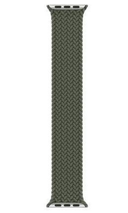 Apple Watch Braided Solo Loop (45mm) - Olive - Size 12 by Apple - Refurbished - Very Good condition - US$34.95