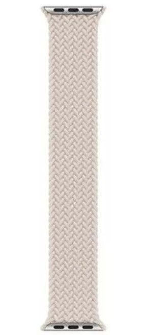 Apple Watch Braided Solo Loop (45mm) - Starlight - Size 11 by Apple - Refurbished - Very Good condition - US$34.94