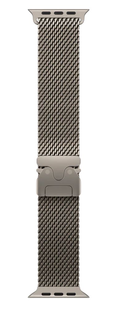 Apple Watch Milanese Loop Band (49mm) - Natural - Medium Size by Apple - Refurbished - Brand New condition - US$162.44
