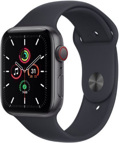 Apple Watch SE 1st Gen (2020) (Cellular + GPS) - 40mm - Space Grey Case with Black Sport Band by Apple - Image 2
