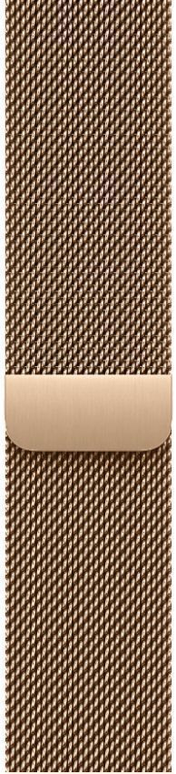 Apple Watch Series 10 (Cellular + GPS) - 64GB - 42mm - Gold Titanium Case with Gold Stainless Steel Milanese Loop Band - One Size by Apple - Refurbished - Very Good condition - Image 3