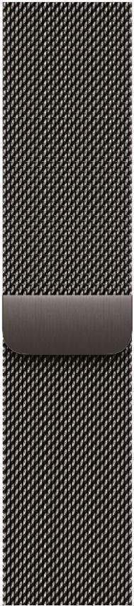 Apple Watch Series 10 (Cellular + GPS) - 64GB - Gold Titanium Case with Slate Milanese Loop Band by Apple - Image 3