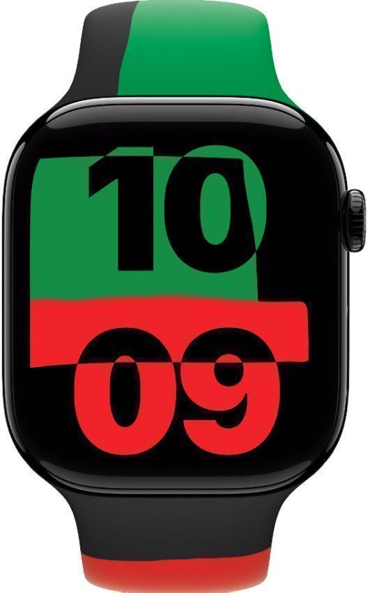 Apple Watch Series 10 (Cellular + GPS) - 64GB - 46mm - Jet Black Aluminum Case with Black Unity Rubber Sport Band - M/L Size by Apple - Refurbished - Like New condition - CA$555.99