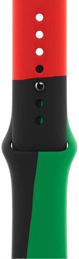Apple Watch Series 10 (Cellular + GPS) - 64GB - 46mm - Jet Black Aluminum Case with Black Unity Rubber Sport Band - M/L Size by Apple - Image 3