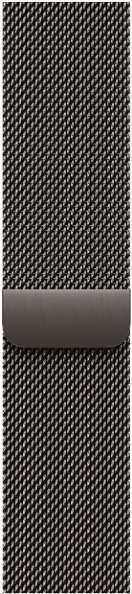 Apple Watch Series 10 (Cellular + GPS) - 64GB - 46mm - Slate Titanium Case with Slate Stainless Steel Milanese Loop Band - M/L Size by Apple - Image 3