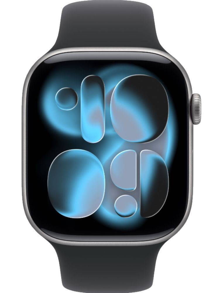 Apple Watch Series 11 (Cellular + GPS) - 64GB - 42mm - Space Grey Aluminum Case with Black Stainless Steel Sport Band - One Size by Apple - Refurbished - Premium condition - CA$666.99