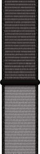 Apple Watch Series 6 (GPS) - 32GB - 40mm - Space Grey Aluminum Case with Anchor Gray Rubber Sport Loop Band by Apple - Image 3