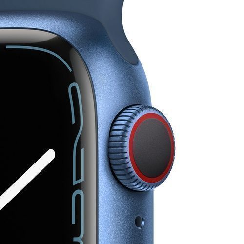 Apple Watch Series 7 (GPS) - 41mm - Midnight Case with Midnight Sport Band by Apple - Image 3