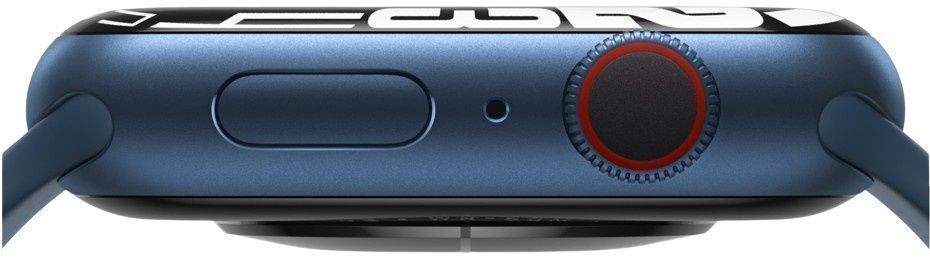 Apple Watch Series 7 (GPS) - 41mm - Midnight Case with Midnight Sport Band by Apple - Image 4