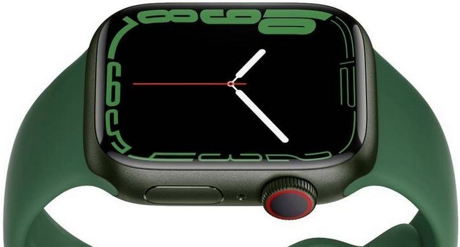 Apple Watch Series 7 (GPS) - 41mm - Green Case with Clover Sport Band by Apple - Image 5