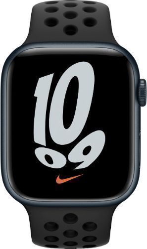 Apple Watch Series 7 (Cellular + GPS) - 32GB - 45mm - Midnight Nike (Aluminum) Case with Anthracite/Black Rubber Nike Sport Band by Apple - Refurbished - Very Good condition - US$135.88