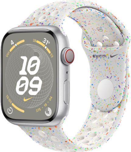 Apple Watch Series 9 (Cellular + GPS) - 64GB - 41mm - Pink Aluminum Case with Light Pink Rubber Sport Band - One Size by Apple - Refurbished - Like New condition - Image 2