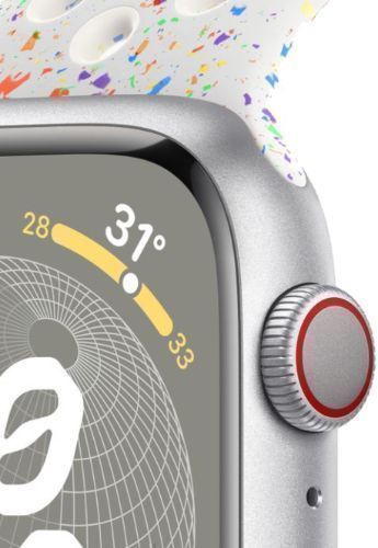 Apple Watch Series 9 (Cellular + GPS) - 64GB - 41mm - Pink Aluminum Case with Light Pink Rubber Sport Band - One Size by Apple - Refurbished - Like New condition - Image 3