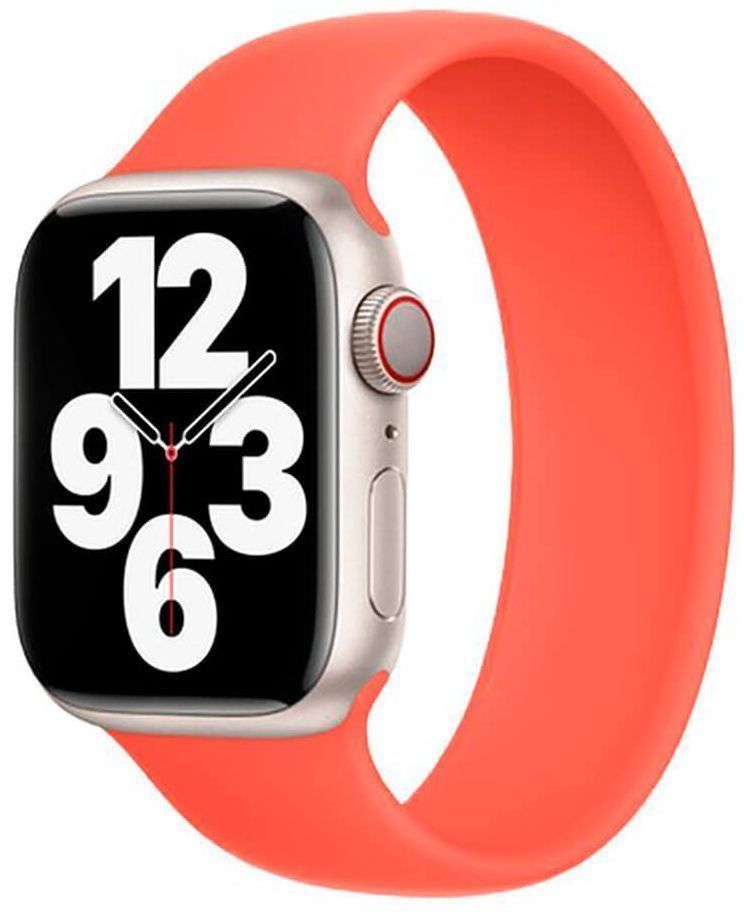Apple Watch Solo Loop Band (45mm) - Nectarine - Size 8 by Apple - Refurbished - Like New condition - Image 2