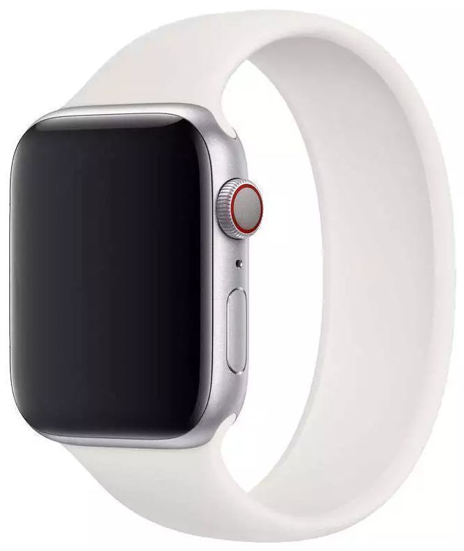 Apple Watch Solo Loop Band (45mm) - White - Size 4 by Apple - Image 2