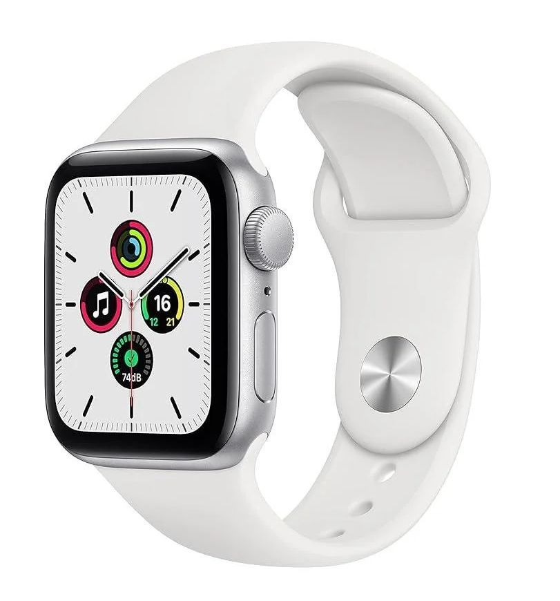 Apple Watch Sport Band (45mm) - White - Medium/Large Size by Apple - Refurbished - Very Good condition - Image 2