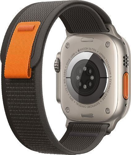 Apple Watch Ultra (Cellular + GPS) - 32GB - 49mm - Titanium Titanium Case with Black/Gray Textile Trail Loop Band - M/L Size by Apple - Refurbished - Very Good condition - Image 3