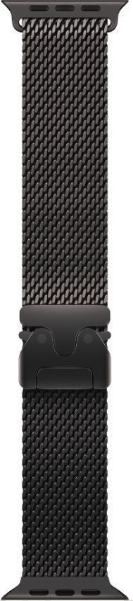 Apple Watch Ultra 2 (Cellular + GPS) - 64GB - 49mm - Black Titanium Case with Black Textile Titanium Milanese Loop Band - One Size by Apple - Image 3