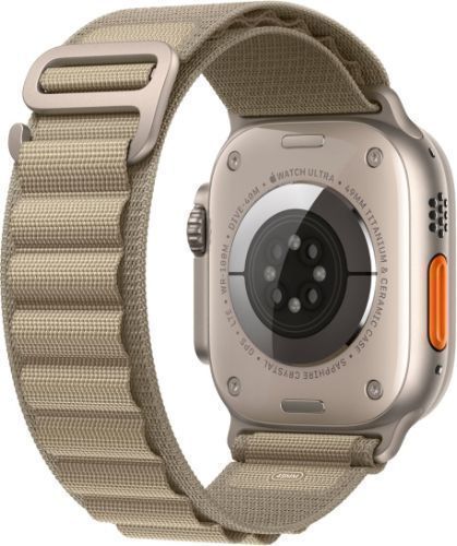 Apple Watch Ultra 2 - 64GB - 49mm - Titanium Titanium Case with Olive Rubber Alpine Loop Band - One Size by Apple - Image 3