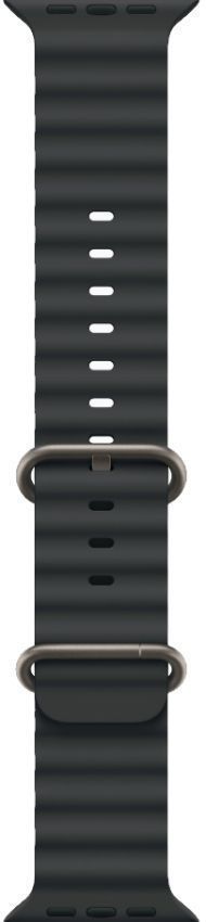 Apple Watch Ultra 2 - 64GB - 49mm - Titanium Titanium Case with Black Textile Ocean Band - Large Size by Apple - Image 3