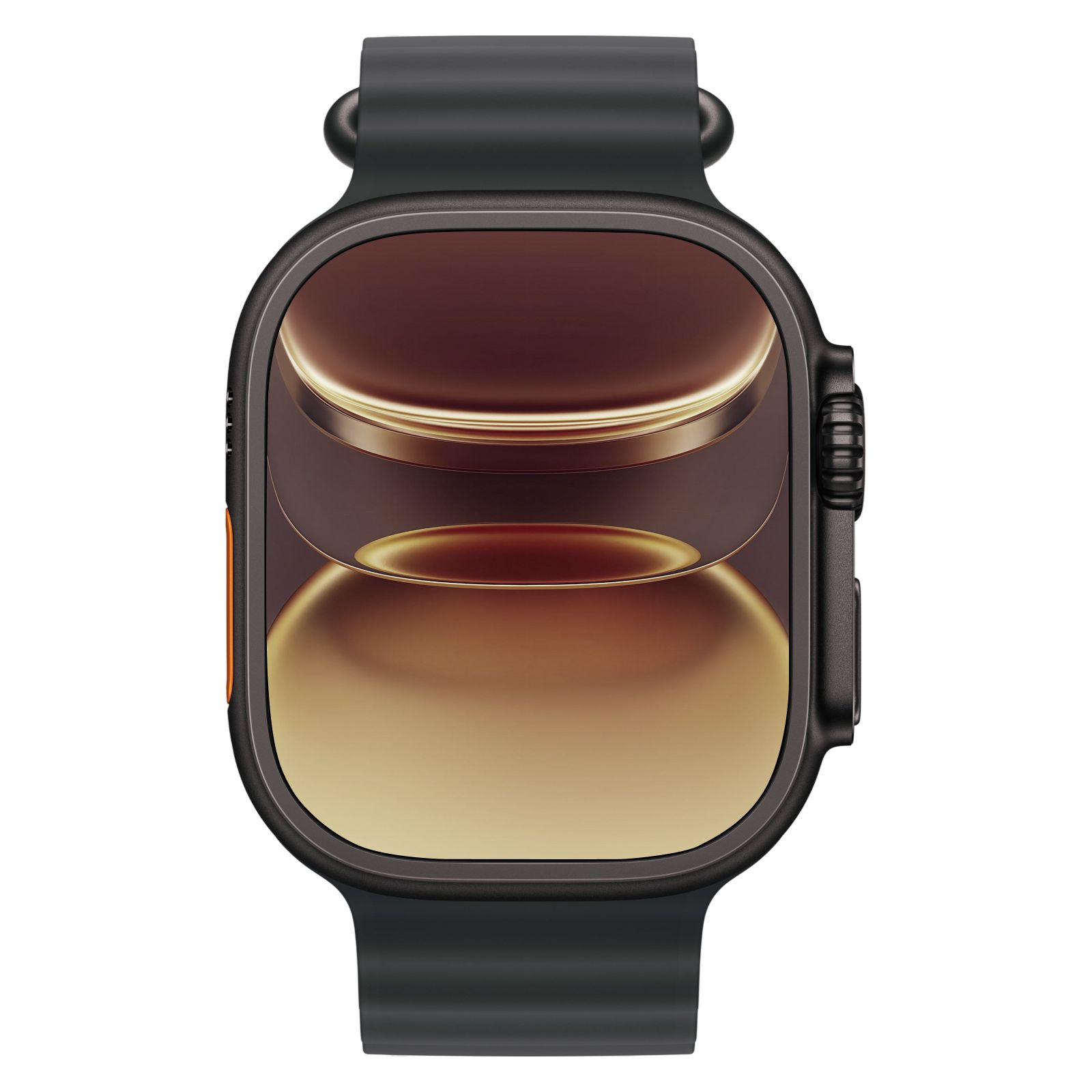 Apple Watch Ultra 3 - 64GB - 49mm - Black Titanium Case with Black Fluoroelastomer Ocean Band - One Size by Apple - Image 4