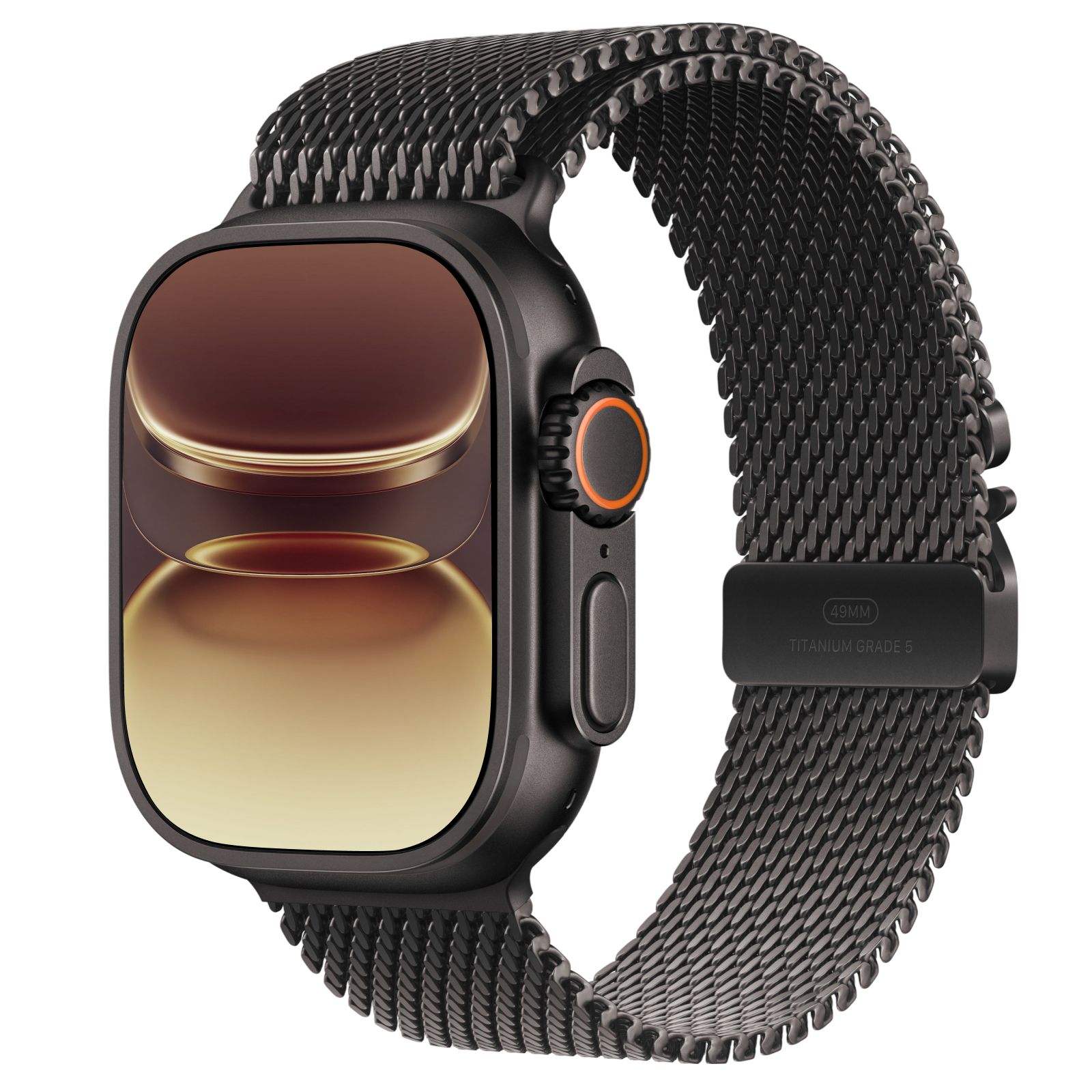 Apple Watch Ultra 3 - 64GB - 49mm - Black Titanium Case with Black Titanium Titanium Milanese Loop - One Size by Apple - Image 3