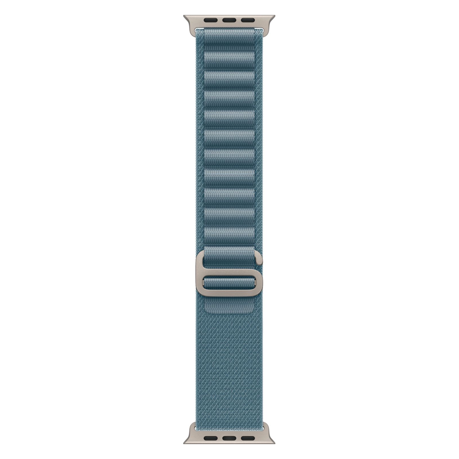 Apple Watch Ultra 3 - 64GB - 49mm - Natural Titanium Case with Light Blue Nylon Weave Alpine Loop Band - One Size by Apple - Refurbished - Like New condition - Image 5