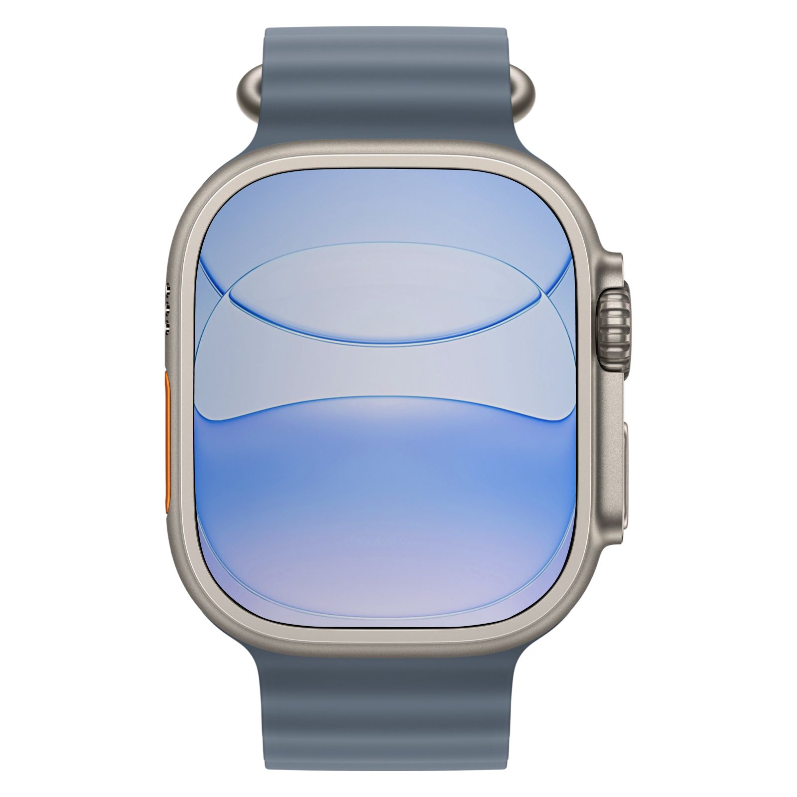 Apple Watch Ultra 3 - 64GB - 49mm - Natural Titanium Case with Anchor Blue Nylon Weave Ocean Band - M/L Size by Apple - Image 4