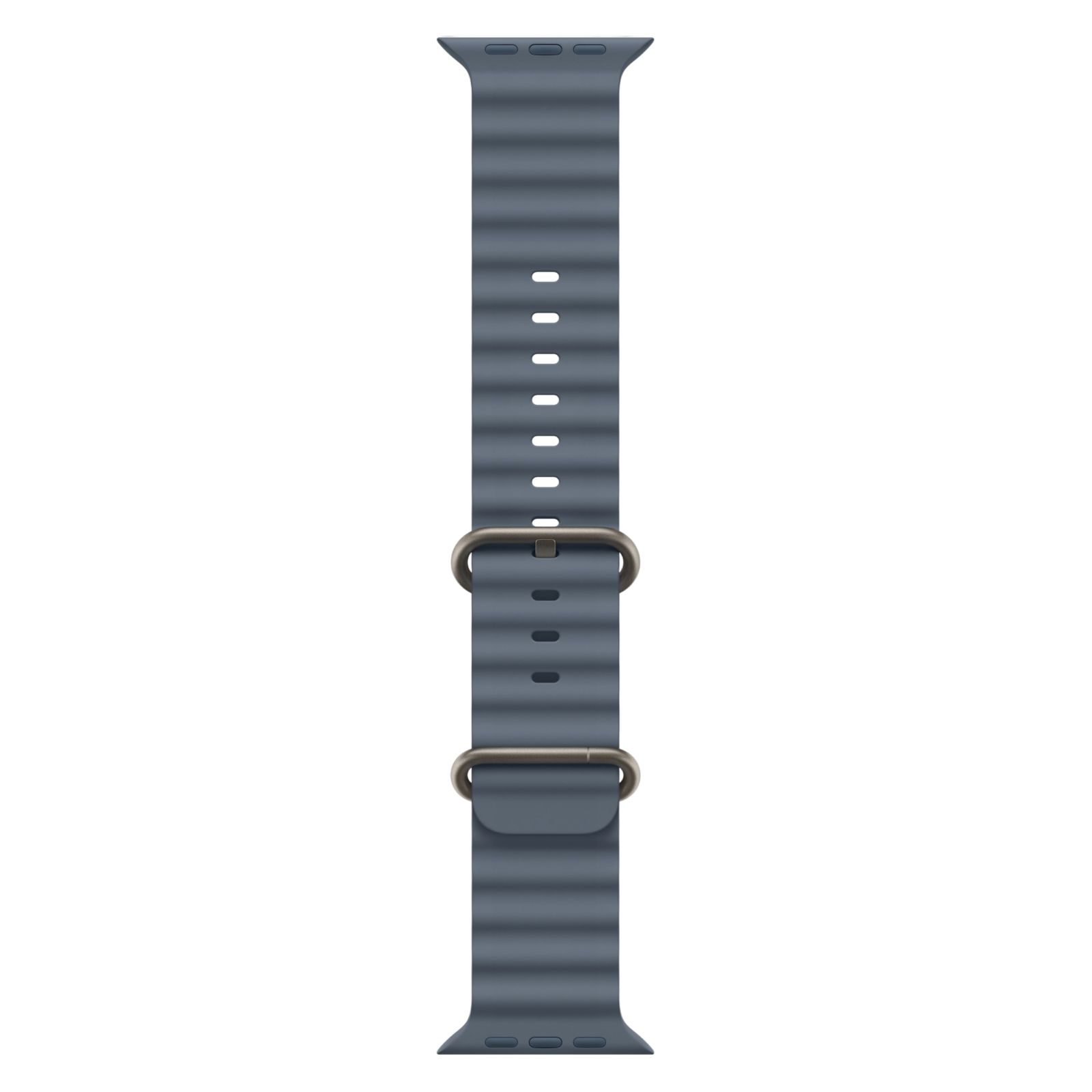 Apple Watch Ultra 3 - 64GB - 49mm - Natural Titanium Case with Anchor Blue Nylon Weave Ocean Band - M/L Size by Apple - Image 5