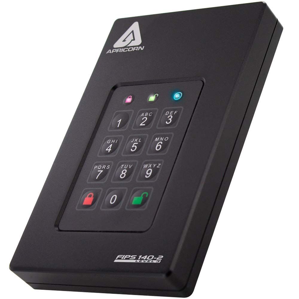 Apricorn Aegis Fortress 2TB External Hard Drive - Black by Apricorn - Image 3
