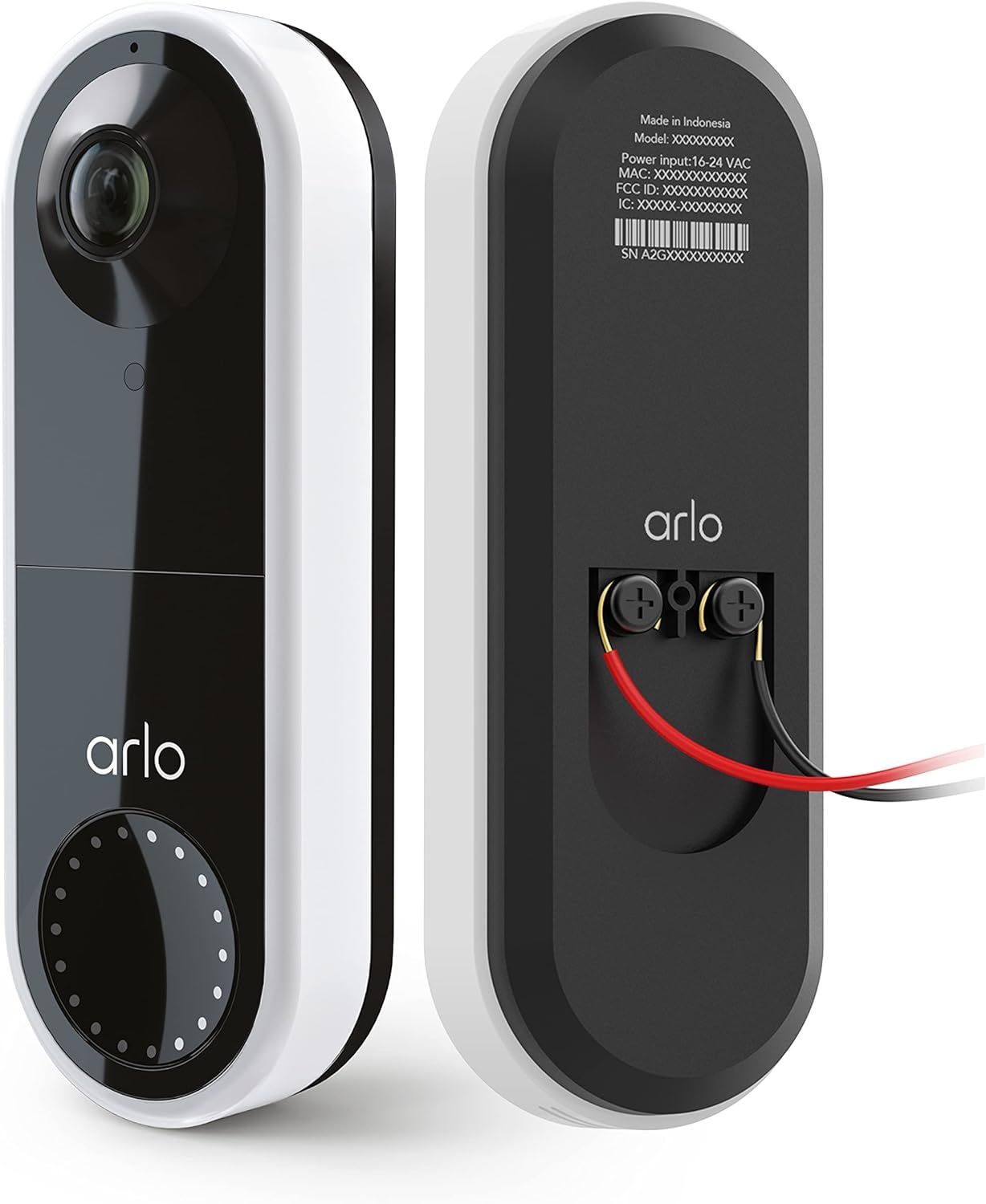 Arlo AVD1001-1CCNAS Essential Wired Video Doorbell - White by Arlo AVD1001-1CCNAS Essential Wired Video Doorbell - Image 2