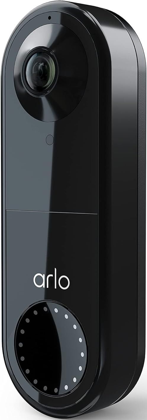 Arlo AVD1001B-100NAR HD Video Doorbell Wired - Black by Arlo - Refurbished - Very Good condition - US$57.49
