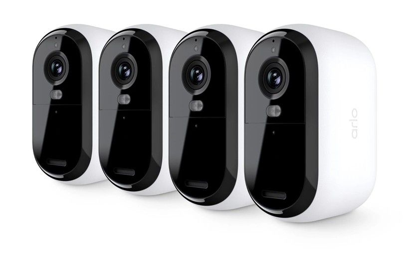 Arlo Essential 2K Outdoor Security Camera (2nd Generation) (4 Pack) - White by Arlo - Refurbished - Like New condition - US$112.99