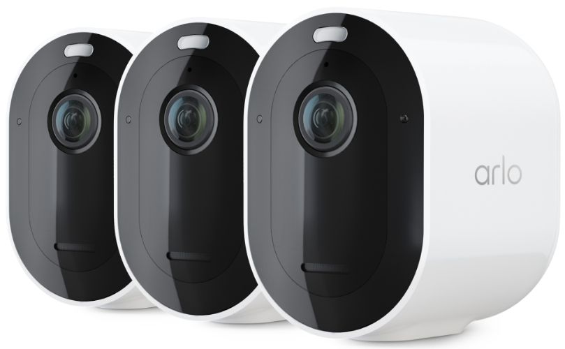 Arlo Pro 4 Spotlight Camera 3 Pack - White by Arlo - Refurbished - Very Good condition - US$238.49