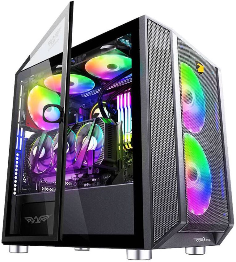 Computer Case Ac Unit Refurbished Armaggeddon Tessaraxx Core 1 Air Mirco-ATX Gaming PC Case ...