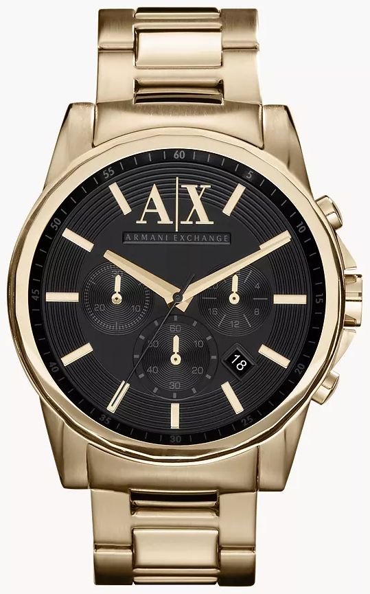 Armani Exchange Chronograph Gold-Tone Steel Men's Watch AX2095 - Gold by Armani Exchange - Refurbished - Brand New condition - CA$232.49