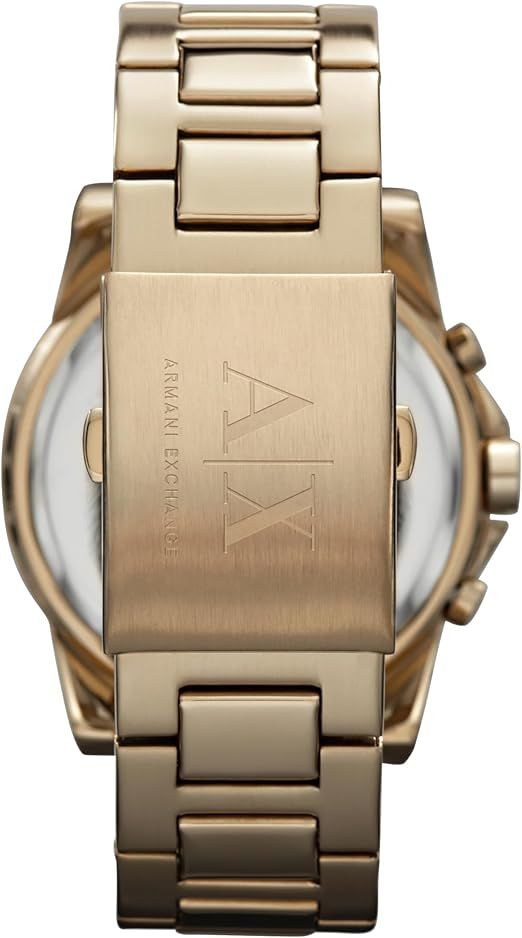 Armani Exchange Chronograph Gold-Tone Steel Men's Watch AX2095 - Gold by Armani Exchange - Image 2