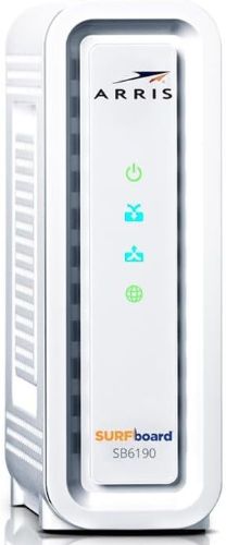 Arris SB6190 SURFboard DOCSIS 3.0 32 x 8 Gigabit Cable Modem - White by Arris - Refurbished - Very Good condition - Image 2