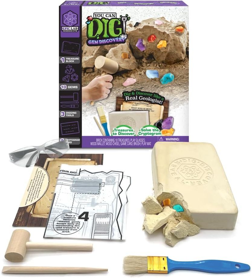 ArtSkills Epic Lab You Can Dig Gem Discovery Science Kits (15 Pieces) - Purple by ArtSkills - Refurbished - Brand New condition - US$25.98
