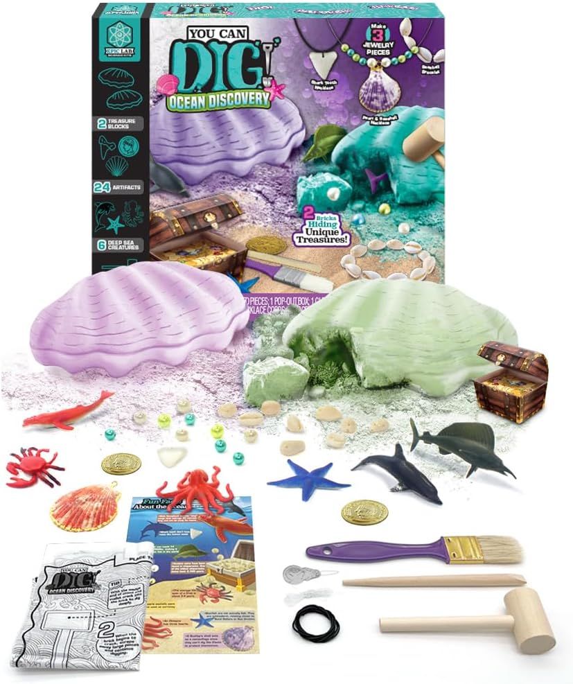 ArtSkills Epic Lab You Can Dig Ocean Discovery Science Kits (35 Pieces) - Purple/Teal by ArtSkills - Refurbished - Brand New condition - US$30.98