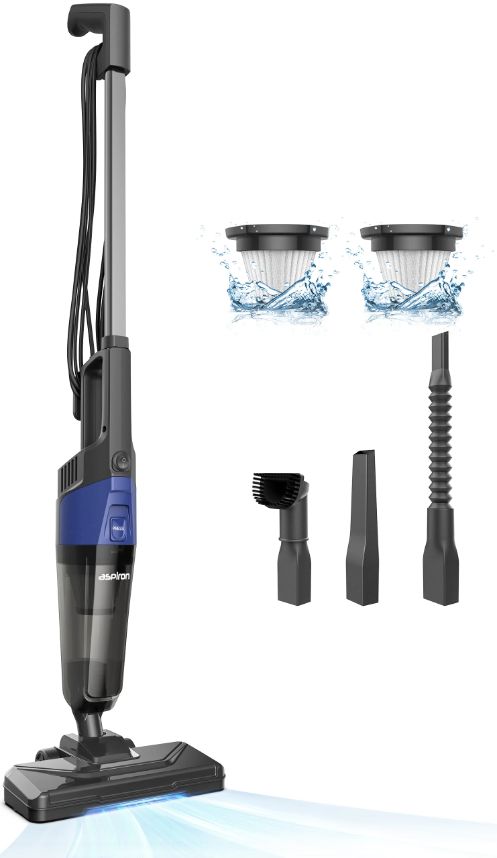 Aspiron 5-in-1 Handheld Corded Stick Vacuum Cleaner AS-CA025 - Blue by Aspiron - Refurbished - Very Good condition - Image 3