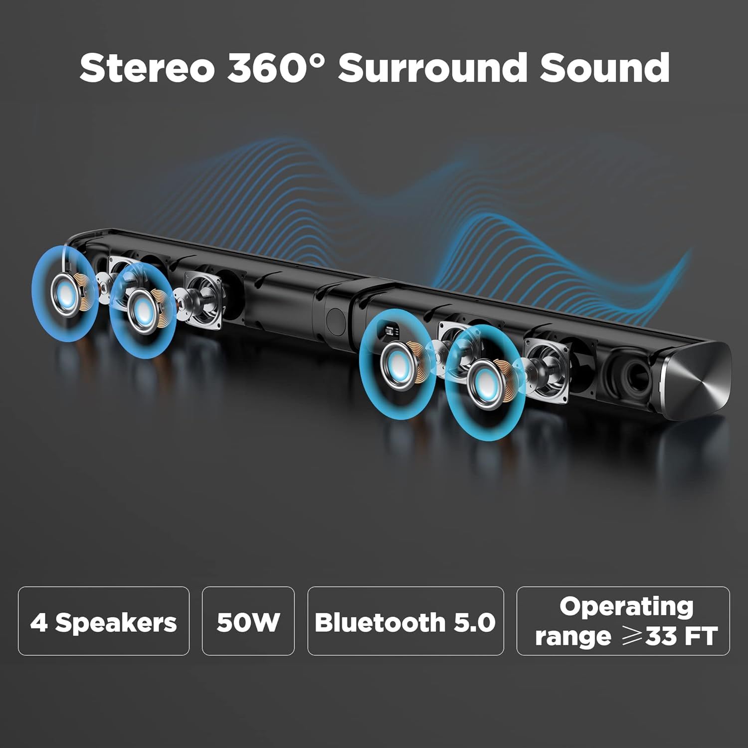 Assist Trust KY8000 Sound Bars - Black by Assist Trust - Image 3