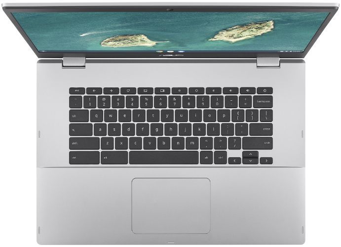 Asus Chromebook CX1500 Laptop 15.6" - Transparent Silver - Intel Celeron N4500 1.1GHz - 8GB RAM - 64GB by Asus - Image 3