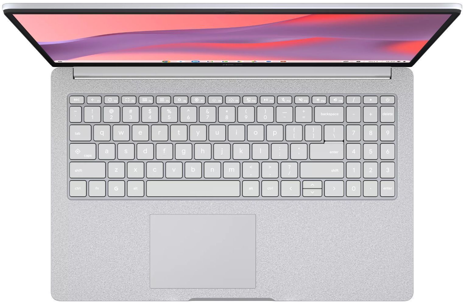 Refurbished: ASUS CX15 15.6 inch FHD IPS Chromebook Laptop, N4500 4GB, 128GB, Pure Gray - Manufacturer Refurbished - Thumbnail 4