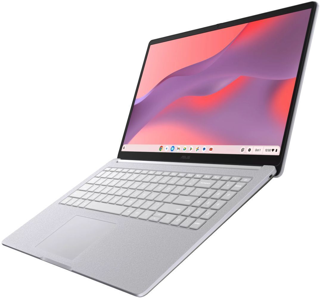 Refurbished: ASUS CX15 15.6 inch FHD IPS Chromebook Laptop, N4500 4GB, 128GB, Pure Gray - Manufacturer Refurbished - Thumbnail 2