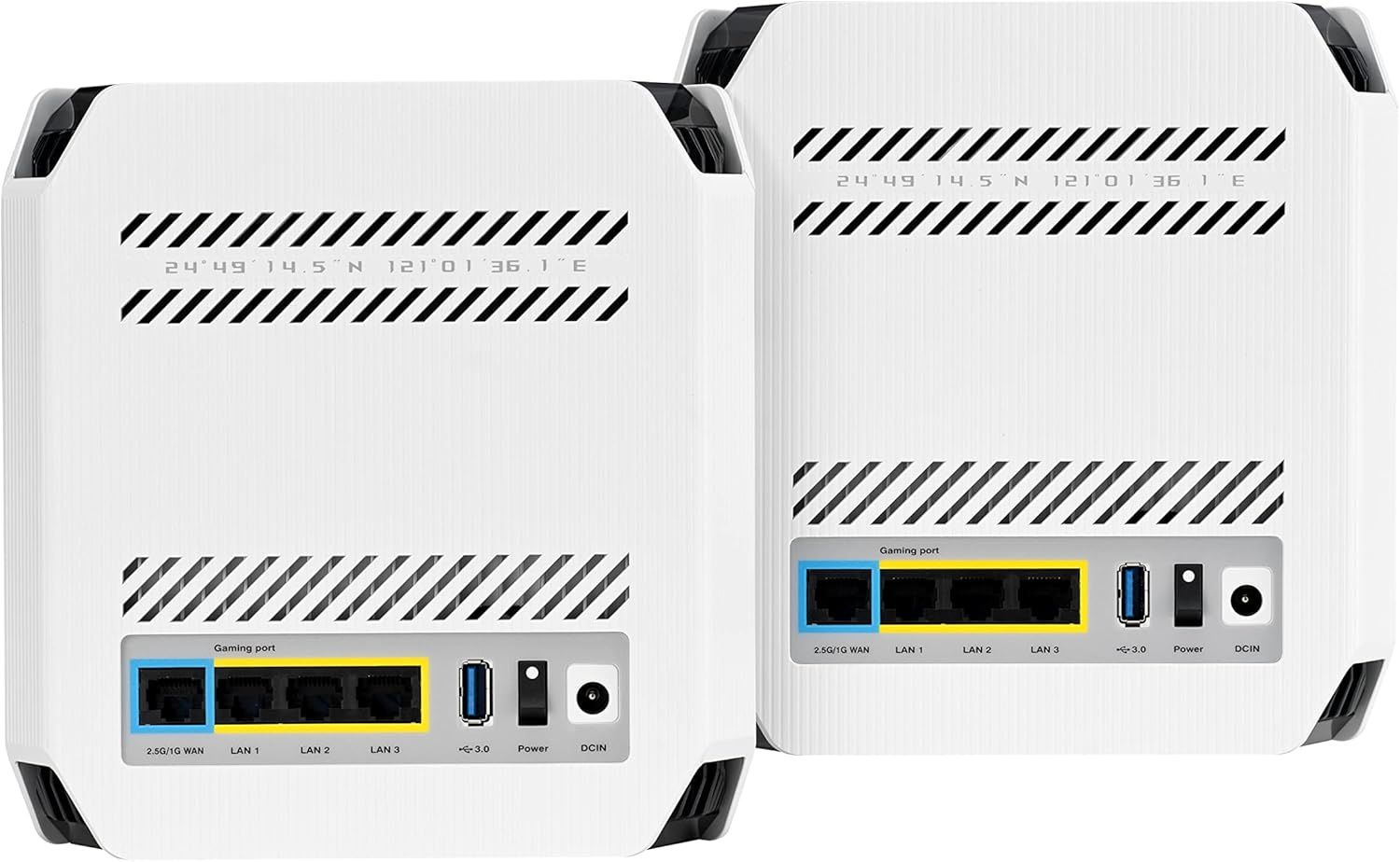 ASUS ROG Rapture GT6 (2PK) Tri-Band WiFi 6 Gaming Mesh WiFi System - Moonlight White by ASUS - Image 5
